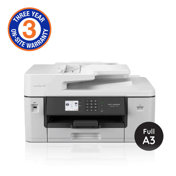 Brother A3 Inkjet 4-in-1 with Double-sided Printing/ wireless networking capabilities (3YR onsite) - MFC-J3540DW