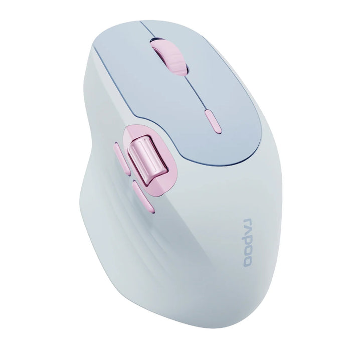 RAPOO - MT560 - Multi-mode wireless mouse - Blue/Pink - RAPOO MT560 - Blue RAPOO