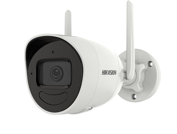 Hikvision 4MP Wireless Outdoor Audio Fixed Bullet Network Camera  BUilt-in Two Way Audio  IP66  IR up to 30m - DS-2CV2041G2-IDW(2.8mm)