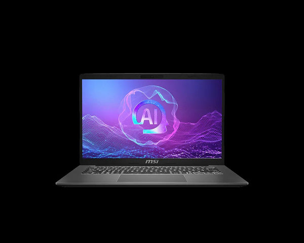 MSI / MODERN A14 AI F2HMG-024ZA / AMD RYZEN 5 220 / DDR5 5600MHz 16GB (1x 16GB) / 512GB NVME PCIE SSD / AMD RADEON GRAPHICS / 14" FHD (1920x1080)  60Hz / WINDOWS 11 HOME / NO BAG INCLUDED / PLATINUM GRAY / 1 YEAR WARRANTY - MODERN A14 AI F2HMG-024ZA