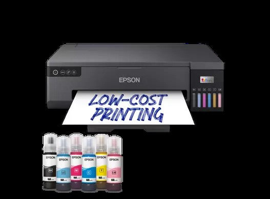 Epson - Epson 24ppm Mono 24ppm Colour A3+ Single Function USB WiFi/WiFiDirect CD/DVD incl 1 set of ink - L18050 Printer Epson