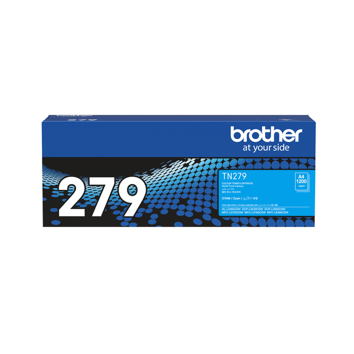 Brother - Brother / Standard Cyan Toner Cartridge for HL-L3280CDW / MFC-L3760CDW - TN-279C Brother