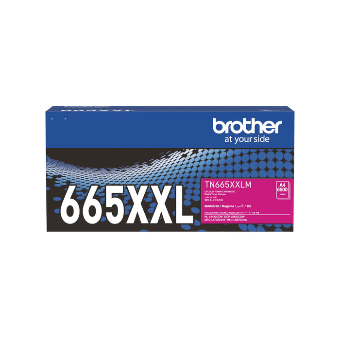 Brother - Brother Super High Yield Magenta Toner Cartridge for HL-L8430CDW/ MFC-L8730CDW/ MFC-L8970CDW - TN-665XXLM Brother
