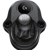 Logitech - Logitech Driving Force Shifter – Gaming Shifter – G-Series Racing wheel accessory – Black leather - Logitech Driving Force Shifter Logitech