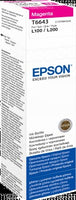 Epson - Epson 664 Ink Bottles Magenta 70ml EcoTank L565/ L550/ L486/ L455/ L386/ L382/ L365/ L355/ L355/ L310/ L3070 ... 6500 pages - T6643 Epson