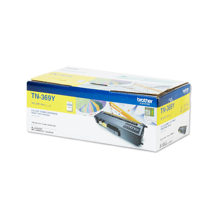 Brother - Brother / High Yield Yellow Toner Cartridge for HLL8350CDW/ MFCL8600CDW/ MFCL8850CDW - TN-369Y Brother
