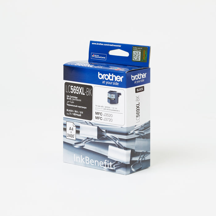 Brother - Brother / High Yield Black Cartridge for MFCJ3520/ MFCJ3720 - LC569XLBK Brother