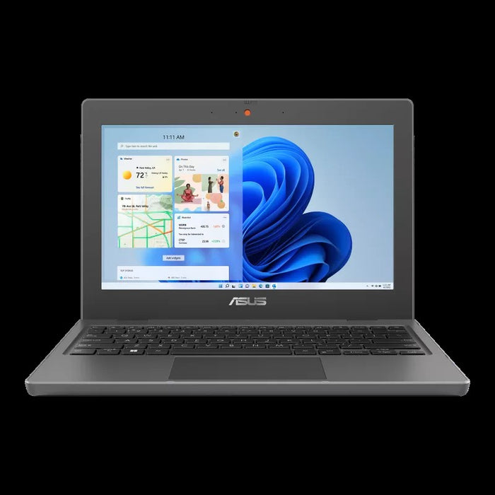 Asus Commercial - ASUS BR1100CKA / 11.6-inch HD (1366 x 768) 16:9 / Intel® Celeron® N4500 Processor 1.1 GHz (4M Cache  up to 2.8 GHz  2 cores) / DDR4 4GB (4GB DDR4 on board) / 128G eMMC / Intel® UHD Graphics / Windows 11 Home / Dark Grey / 1Y Pick up/ ... Asus Commercial