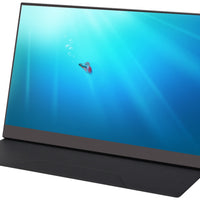 Mecer - MECER 15.6'' IPS FHD USB Monitor Non-Touch Aluminium/ 16:9/ 4ms/250cd/m2/ TYPE C x2/ Mini HDMI x1 w/smart cover. - GH156P Mecer