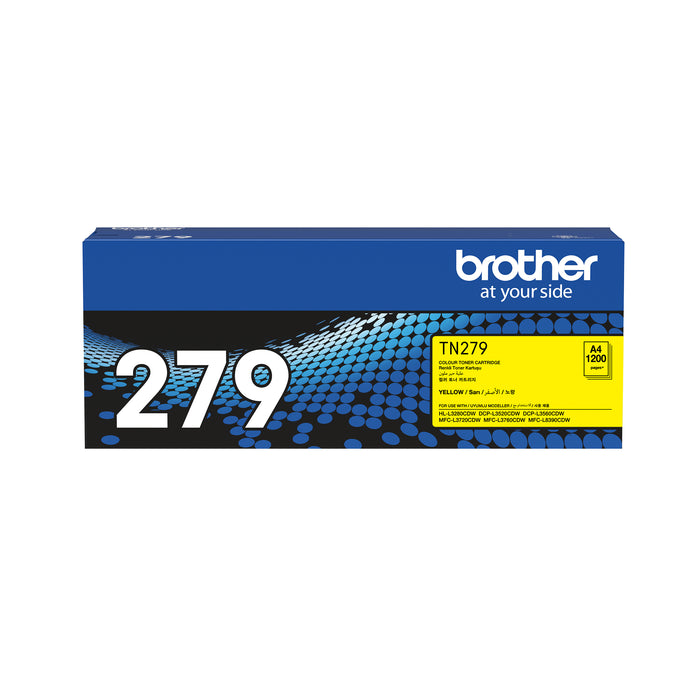 Brother - Brother / Standard Yellow Toner Cartridge for HL-L3280CDW / MFC-L3760CDW - TN-279Y Brother
