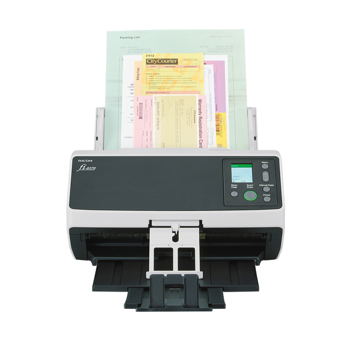 Ricoh fi-8170 A4 70ppm/140ipm Duplex ADF USB3.2 LED Desktop Workgroup Scanner -please purchase clover cable - fi-8170