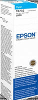 Epson - Epson 673 Ink Bottles Cyan 70ml EcoTank L800 /810 / 850 / 1800 - T67324A Epson