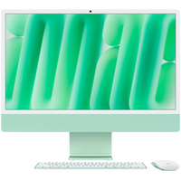 24-INCH IMAC WITH RETINA 4.5K DISPLAY: APPLE M4 CHIP WITH 10‑CORE CPU AND 10‑CORE GPU  24GB  512GB SSD - GREEN - MD2Q4