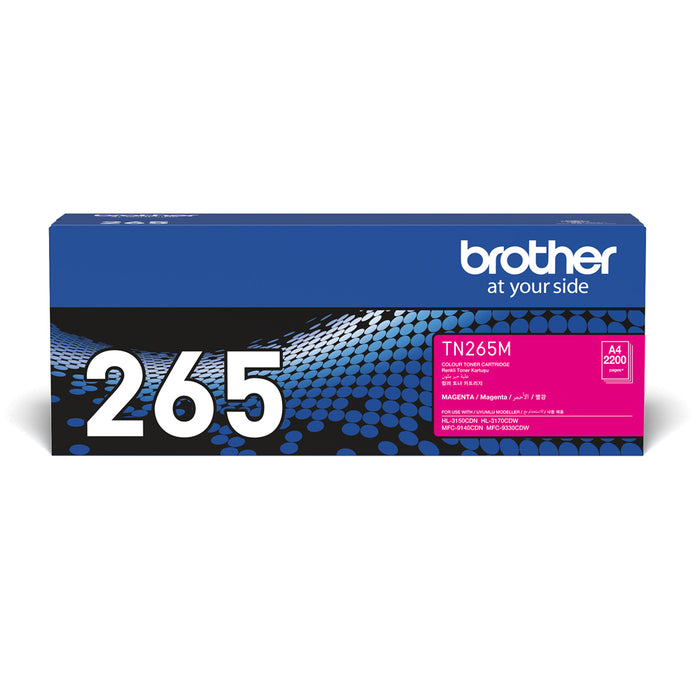 Brother - Brother / Magenta Toner Cartridge for HL3150CDN/ HL3170CDW/ MFC9140CDN/ MFC9330CDW - TN-265M Brother