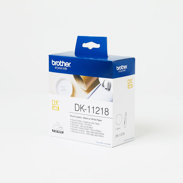 24MM Round Label 1000 labels per roll - DK11218