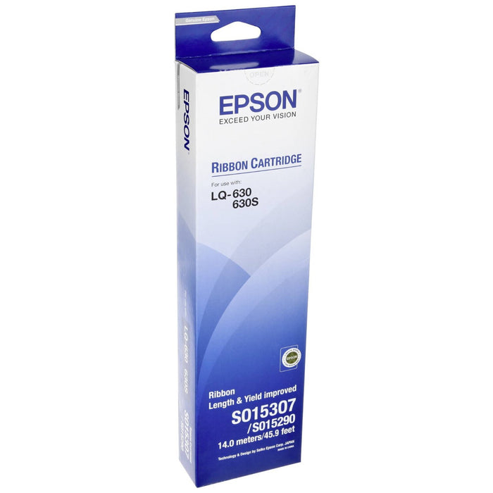 Epson - Epson Black Ribbon LQ-630 MOQ 60 Units 4 Million Characters - S015307 Epson