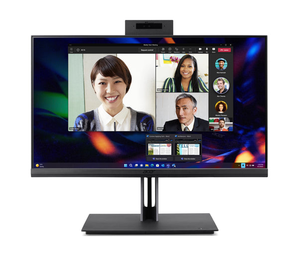 Acer AIO VZ4714G 23.8" FHD Non-Touch i5-13400 8GB DDR4 Memory 512GB SSD M.2 PCIe Wireless BT TPM 2.0 SD Card Reader 2.0 MP Full HD high-sense IR Camera USB Keyboard & Mouse Incl. Windows 11 Professional 3 Year Onsite Warranty - DQ.R03EA.016