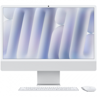 24-INCH IMAC WITH RETINA 4.5K DISPLAY: APPLE M4 CHIP WITH 10‑CORE CPU AND 10‑CORE GPU  16GB  256GB SSD - SILVER - MWUU3