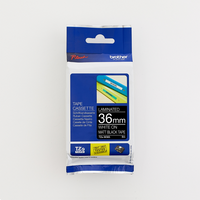 Brother - Brother 36MM White on Matt Black Laminated tape - TZE M365 Brother