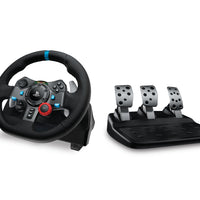 Logitech - Logitech G29 Driving Force Racing Wheel – Gaming Accessory – PlayStation4 and PlayStation5 – Stainless steel paddle and hand stitched leather wheel - Logitech G29 Driving Force Racing Wheel Logitech