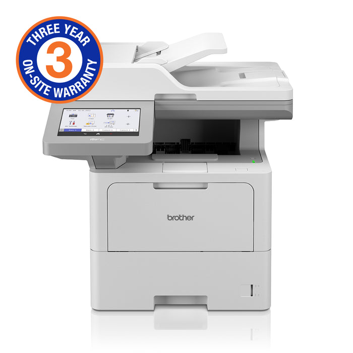 Brother - Brother High Speed Mono Laser MFC with Duplex printing and wired networking capability (3YR onsite) - MFC-L6910DN Brother