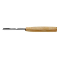 STRAIGHT TOOL - GOUGE # 7 - 18MM. Swiss Made wood carving gouge tool. Chavda.com