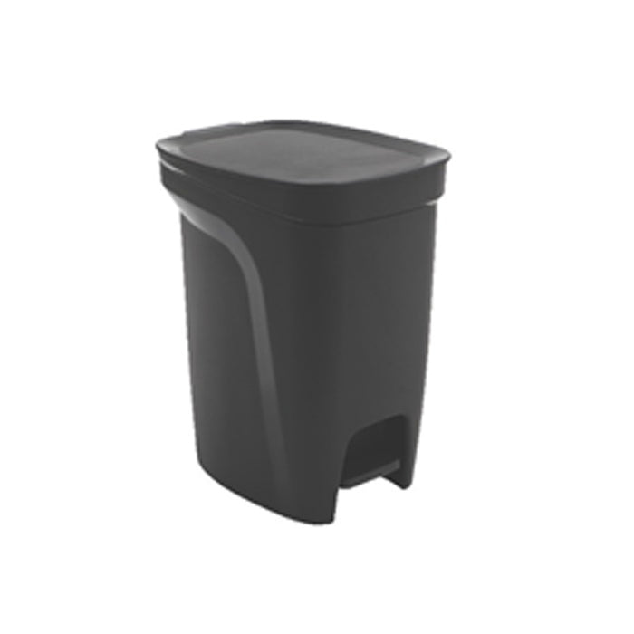 10L Step Trash Can - Pedal Bin for Bathroom, Kitchen - Small Garbage Can with Lid