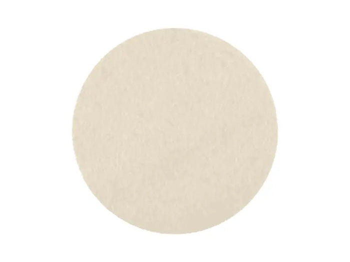 Mirka Polishing Felt Pad Grip, White, 125mmx6mm, 2/pack -48