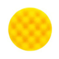 Mirka Polishing Foam Pad, Yellow Waffle, 85mmx25mm, 2/pack -48