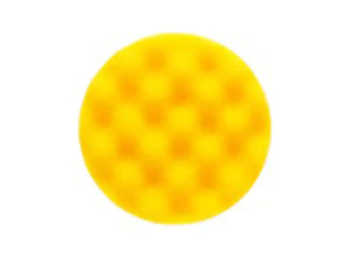 Mirka Polishing Foam Pad, Yellow Waffle, 85mmx25mm, 2/pack -48