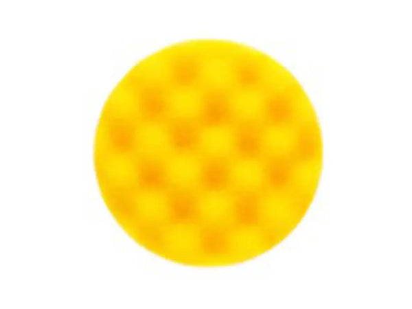 Mirka Polishing Foam Pad, Yellow Waffle, 85mmx25mm, 2/pack -48
