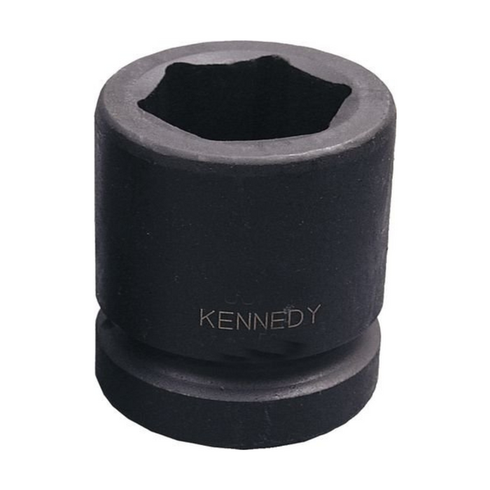 Kennedy 85mm Impact Socket - 1 Inch Square Drive | Durable Black Socket for Heavy-Duty Applications