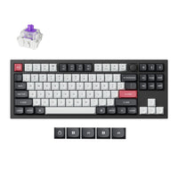 Keychron Q3 HE QMK 80% Wireless Custom Mechanical Keyboard (Nebula Switch) – Carbon Black-Q3H-M1