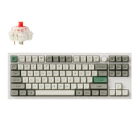 Keychron Q3 Max 80% Full Assembled Knob Red Switch Hot-Swap Gateron Jupiter RGB Wireless Keyboard - Shell White-Q3M-P1 Keychron