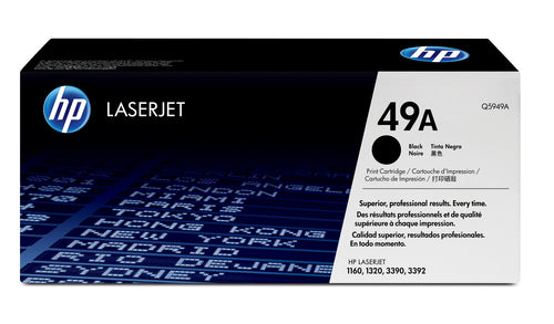 HP 49A LaserJet Black Print Cartridge Q5949A for 1160, 1320, 3390, 3392 Printers