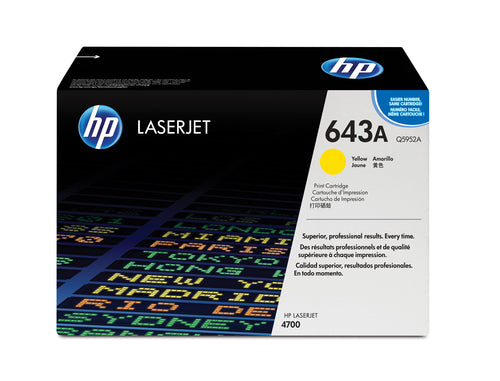 HP 643A Yellow Toner Cartridge-Q5952A