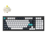 Keychron Q5 Max QMK/VIA Full-size Wireless Custom Mechanical Keyboard (Banana Switches) - Carbon Black-Q5M-M4