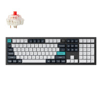 Keychron Q6 Max 100% Full Assembled Knob Red Switch Hot-Swap Gateron Jupiter RGB Wireless Keyboard - Black-Q6M-M1