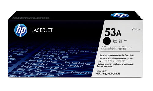 HP 53A LaserJet P2015 Black Print Cartridge-Q7553A