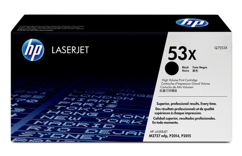 HP 53X LASERJET Q7553X BLACK PRINT CARTRIDGE