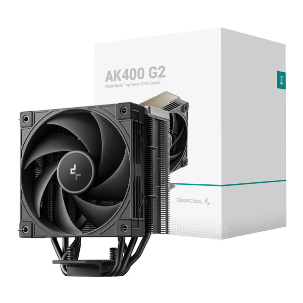 DeepCool AK400 G2 Dark 120mm CPU Air Cooler - Black-R-AK400G2-BKNNMN-GJD