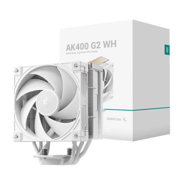 DeepCool AK400 G2 120mm CPU Air Cooler – White-R-AK400G2-WHNNMN-GJD