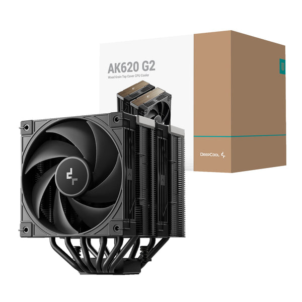 DeepCool AK620 G2 120mm CPU Air Cooler - Black-R-AK620G2-BKNNMN-GJD