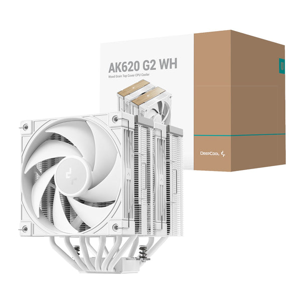 DeepCool AK620 G2 120mm CPU Air Cooler - White-R-AK620G2-WHNNMN-GJD