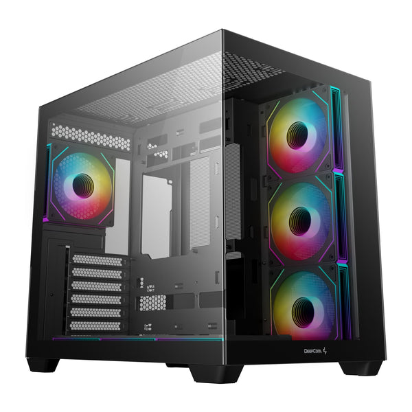DeepCool CG530 7F ARGB ATX Gaming Chassis - Black-R-CG530-BKAGA7-G
