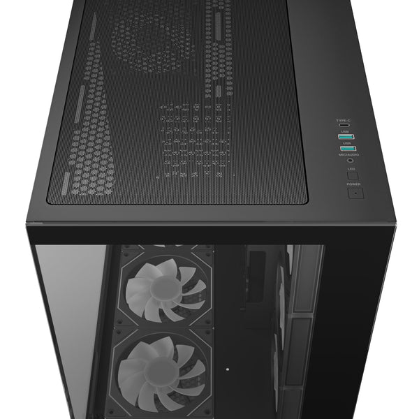 DeepCool CG530 7F ARGB ATX Gaming Chassis - Black-R-CG530-BKAGA7-G