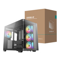 DeepCool CG530U 4F ATX Gaming Chassis - Black-R-CG530U-BKAGA4-G