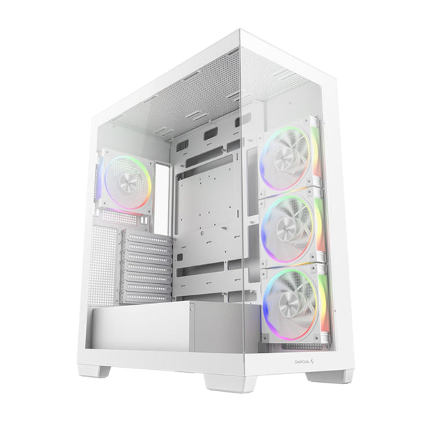 DeepCool CG580 4F V2 ARGB ATX Gaming Chassis – White-R-CG580-WHADA4-G-2