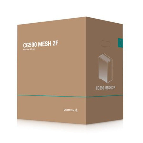 DeepCool CG590 Mesh 2F ATX ARGB Gaming Chassis - Black DeepCool