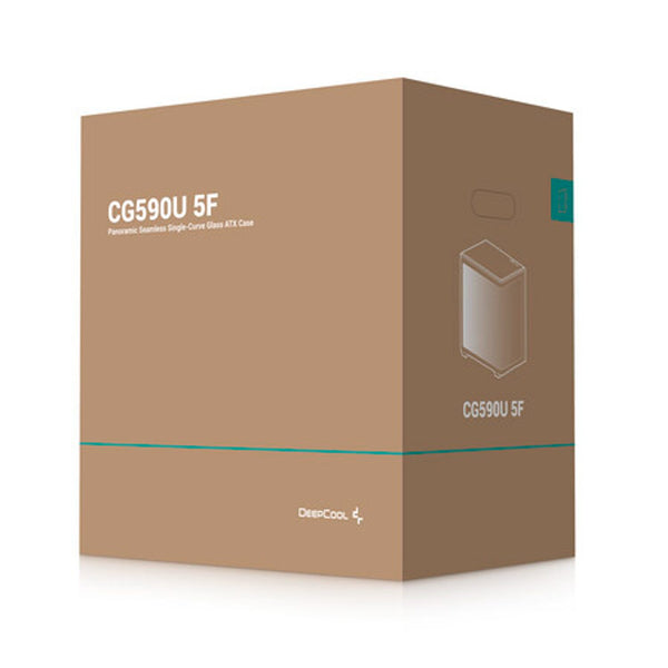 DeepCool CG590U 5F ATX ARGB Gaming Chassis - Black DeepCool